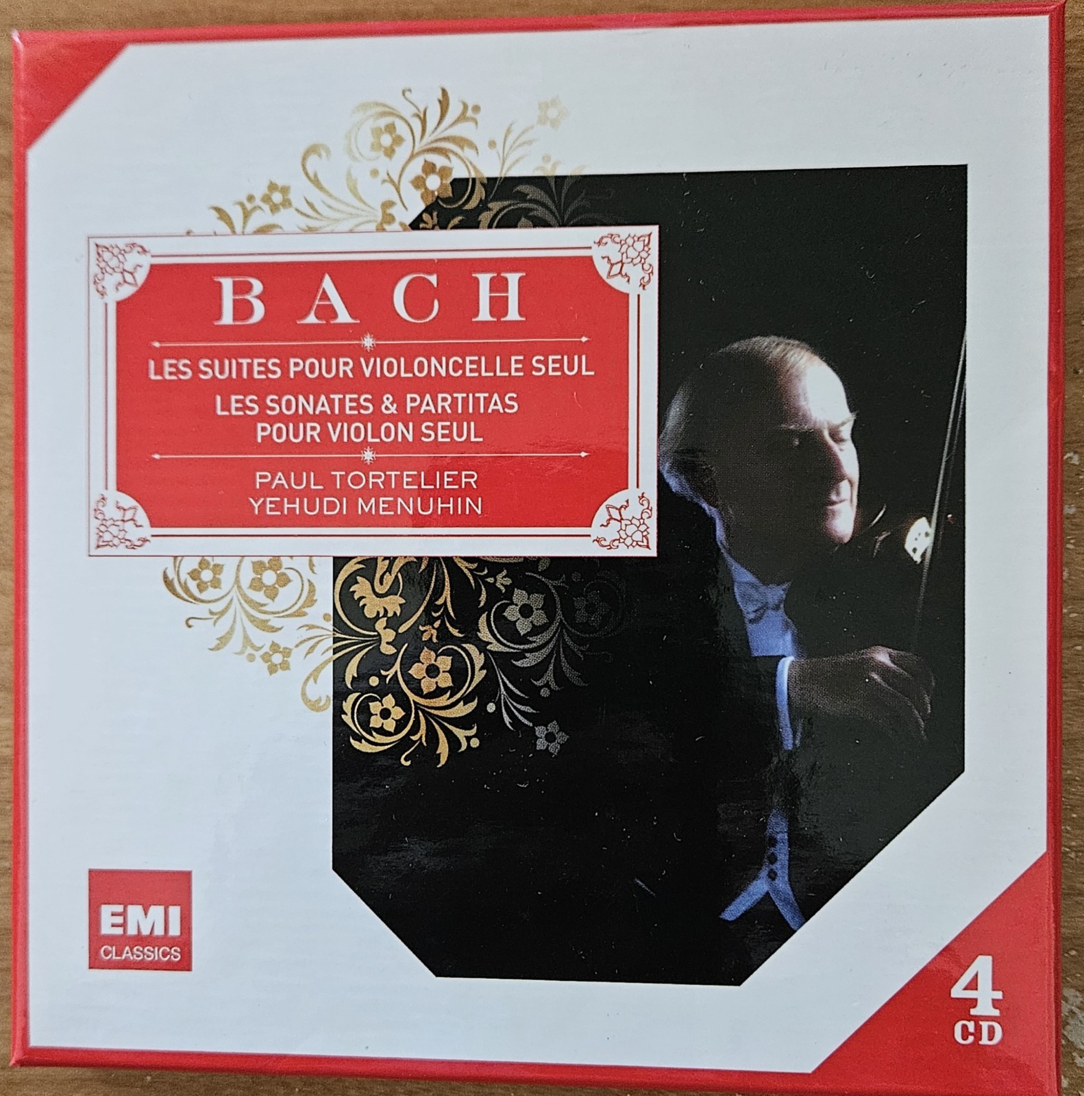 Bach: Suites Pour Violincelle Seul, Sonates & Partitas (EMI 648298 2) 4 CD box