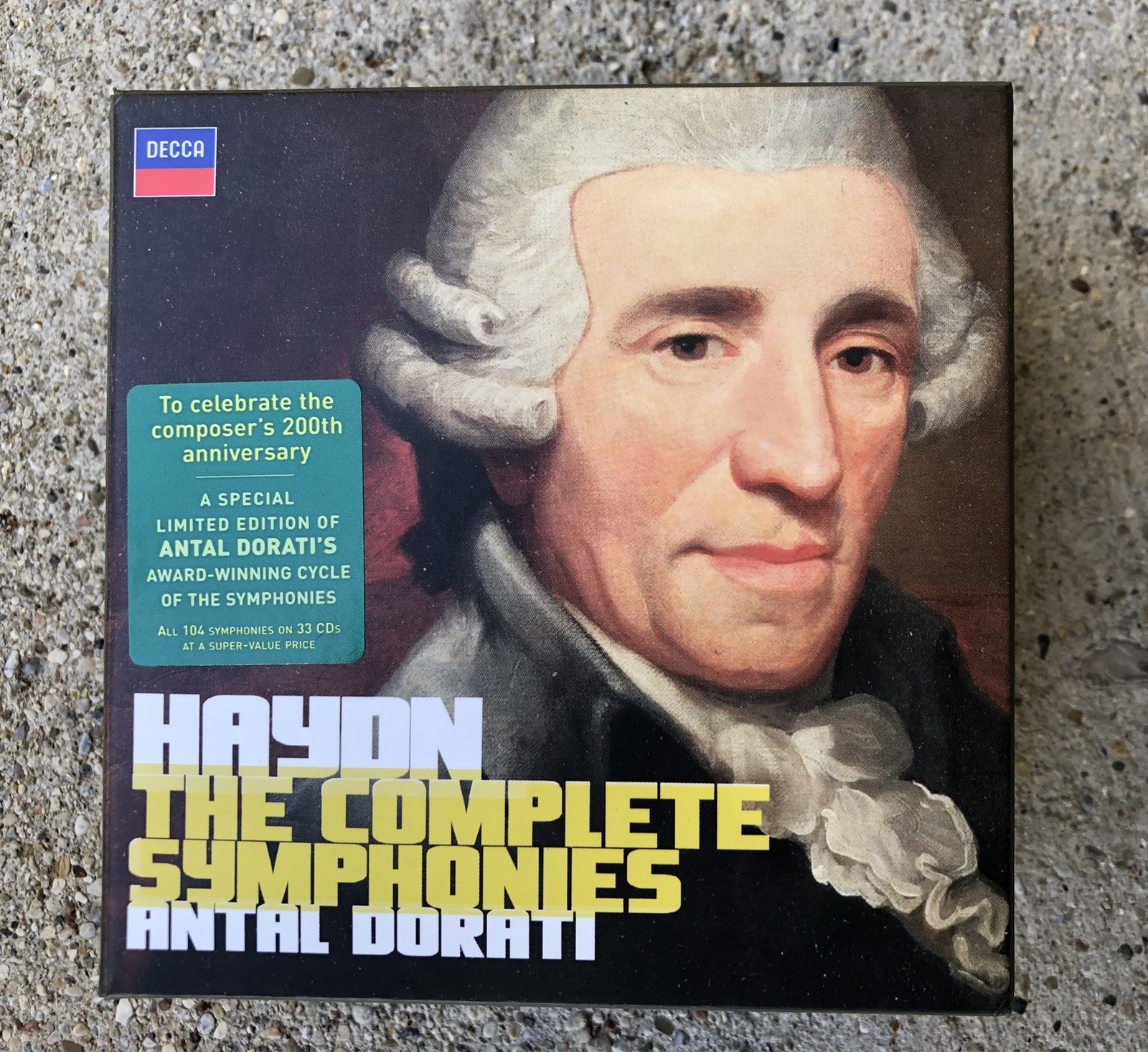 Haydn Complete Symphonies: Antal Dorati Philharmonia Hungarica Decca 33 CD Set