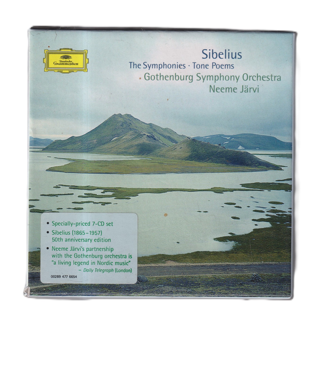 Symphonies / Tone Poems by J. Sibelius (7 CD Boxed Set, 2007) Nice #8625BE