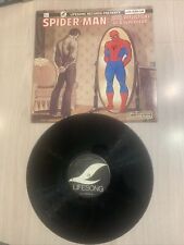 RARE SPIDER-MAN SUPERHERO VINYL RECORD PLAYS LOOKS GREAT 1976 STAN LEE GREEN GOB picture