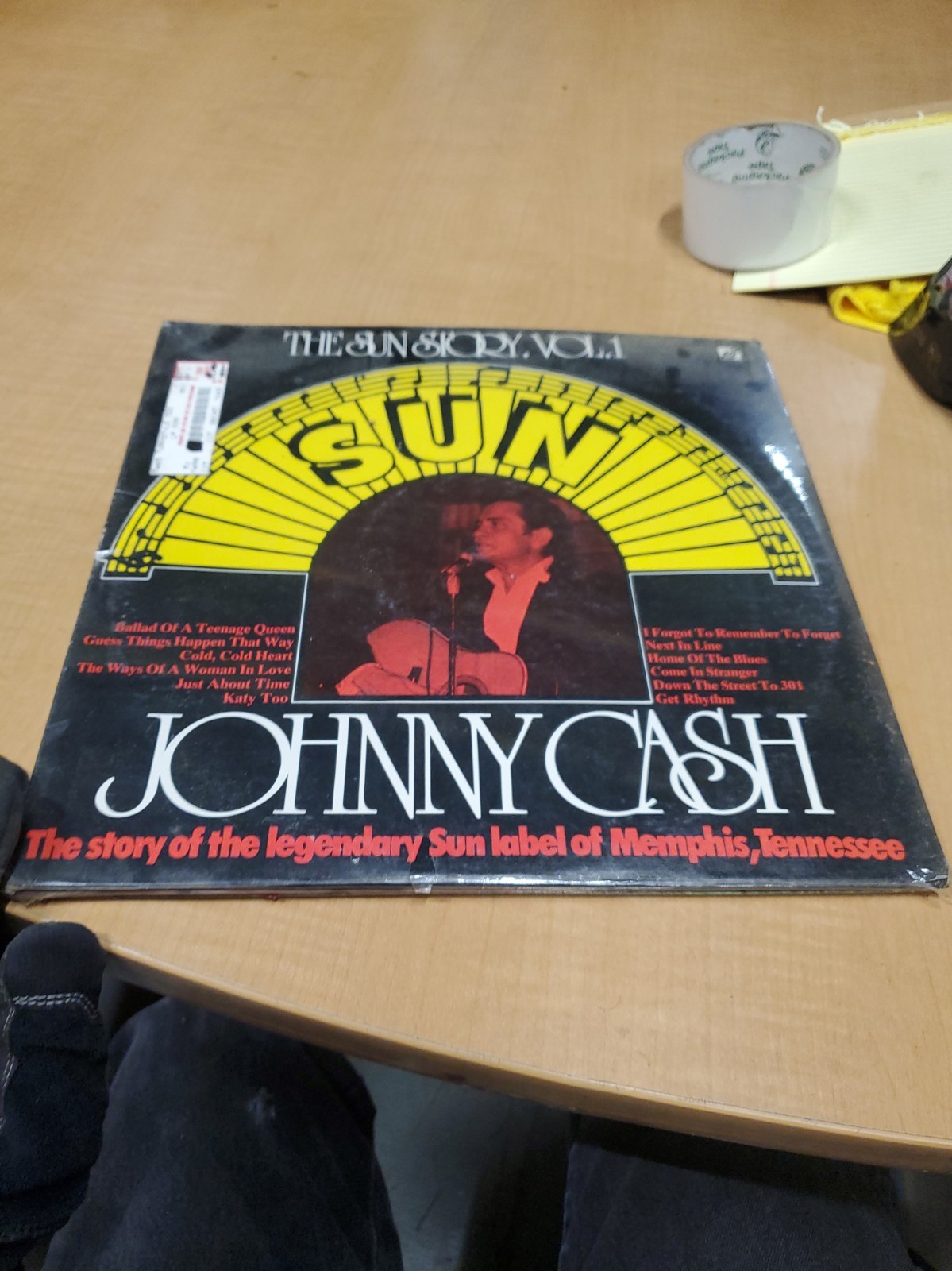 JOHNNY CASH - THE SUN STORY VOL. 1 LP 1977 (SUN) 9330-901 FACTORY SEALED NEW