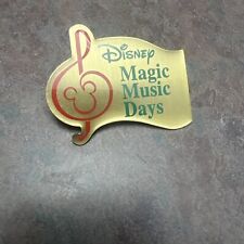 Vintage Walt Disney Magic Music Days 1999 Enamel Lapel Pin Gold Tone Land World  picture