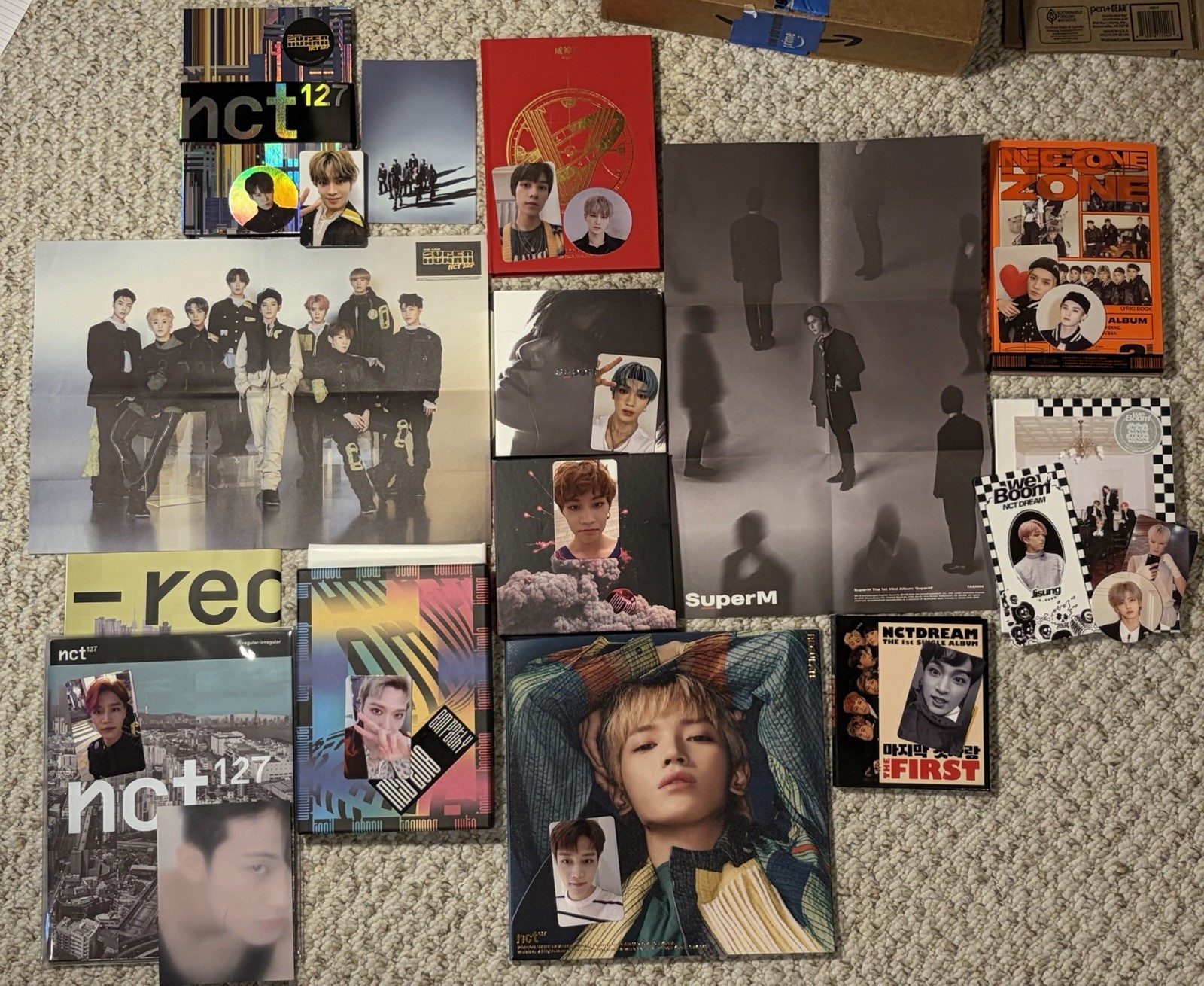 NCT 127, NCT DREAM, WayV, SuperM K-Pop CD Lot of 10 w/ All Inclusions