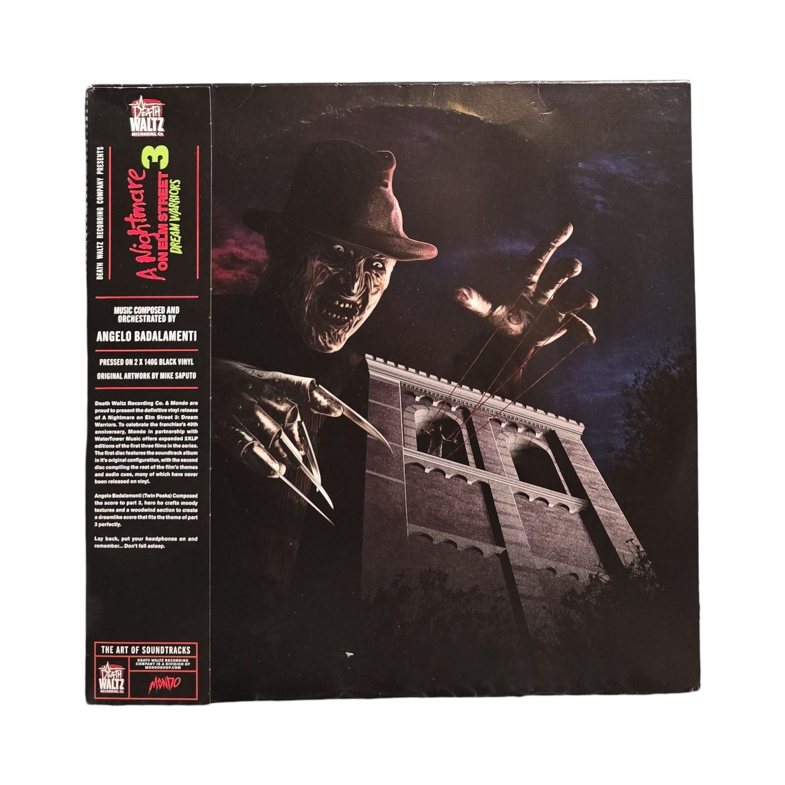 A Nightmare on Elm Street Pt 3 Dream Warriors Soundtrack 2-Vinyl LP