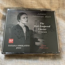 Bach Well-Tempered Clavier Books I & II Nikolayeva 4 cd New still in shrink picture