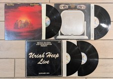 Uriah Heep Record Lot Look Yourself Live Sweet Freedom 70s Hard Rock Ultrasonic picture