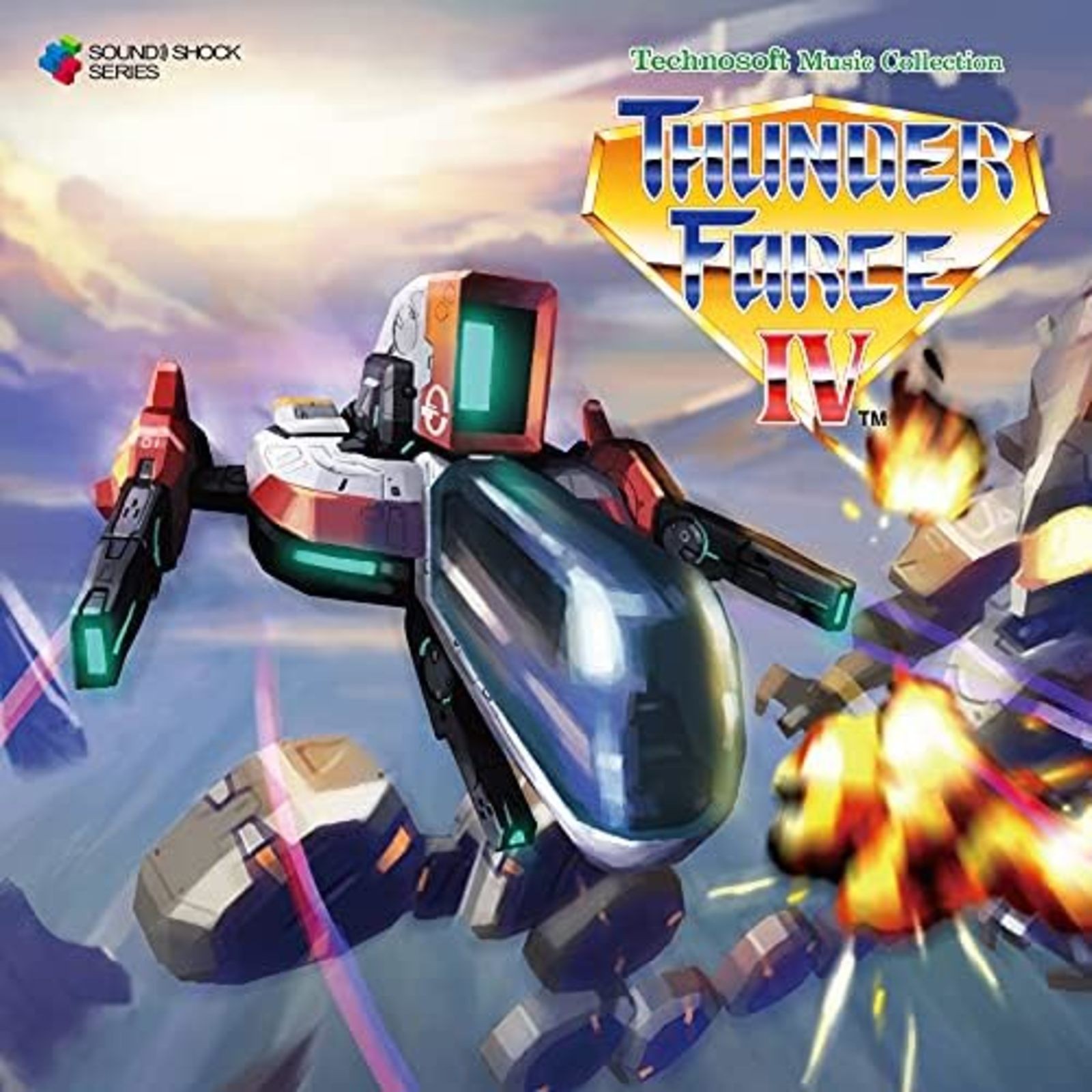 TECHNOSOFT MUSIC COLLECTION THUNDER FORCE IV-CD  w/Tracking# New Japan