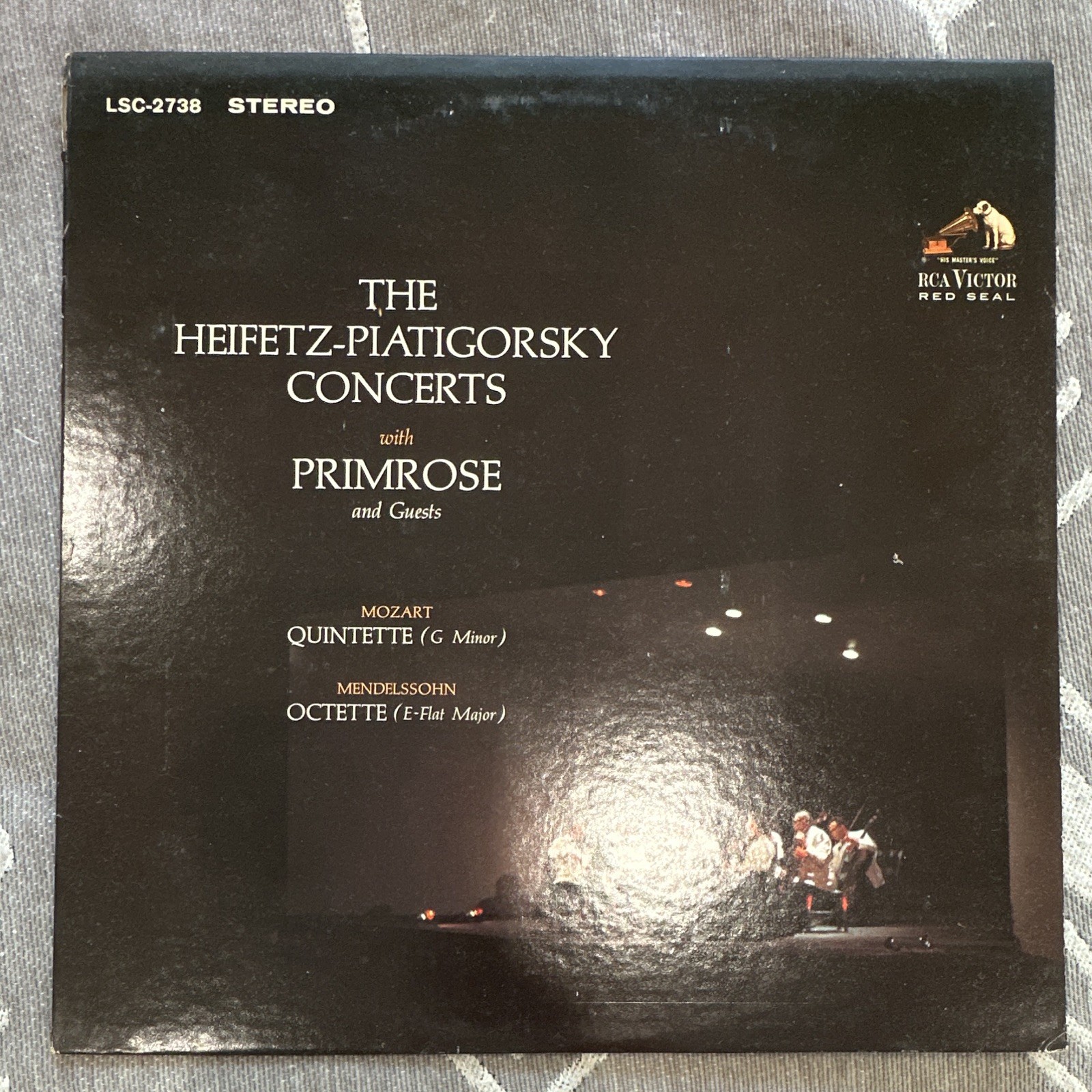 The Heifetz-piatigorsky Concerts with Primrose Vinyl LP Record Album