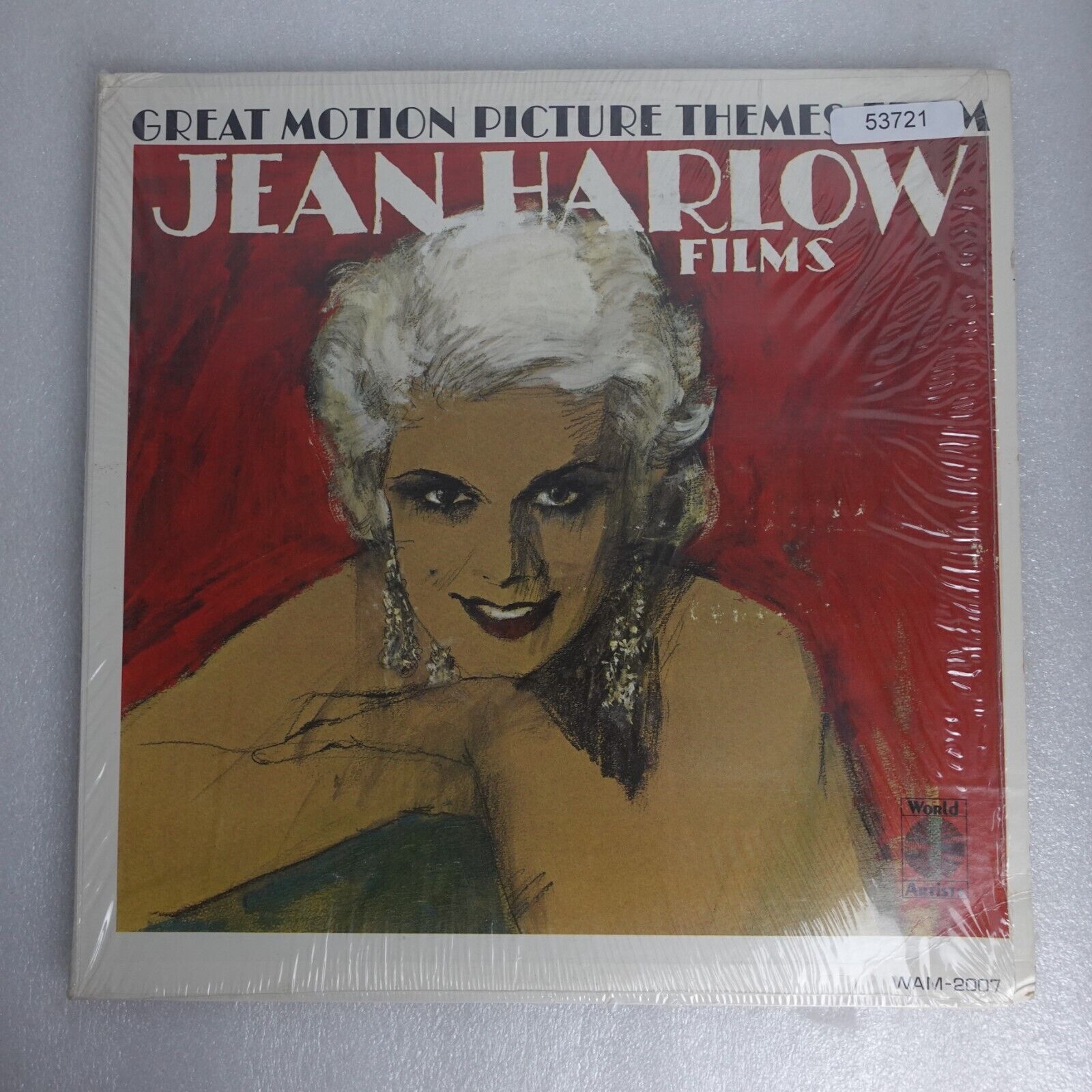 World Artist Strings Themes From Jean Harlow Films Soundtrack w/ Shrink LP Viny