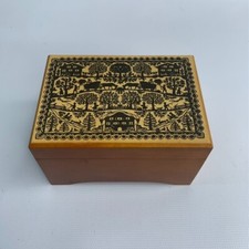 Vintage Dobin Music  Schweizerlandler  Trinket/Music Box with Scenery picture