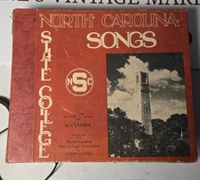 Vintage North Carolina Songs RCA Victor 78 RPM Record Album Set – Free picture