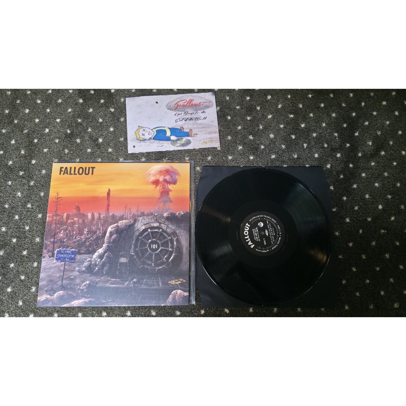 Fallout 3 + 4 Last Songs for the End Of The World VGM Black Vinyl LP