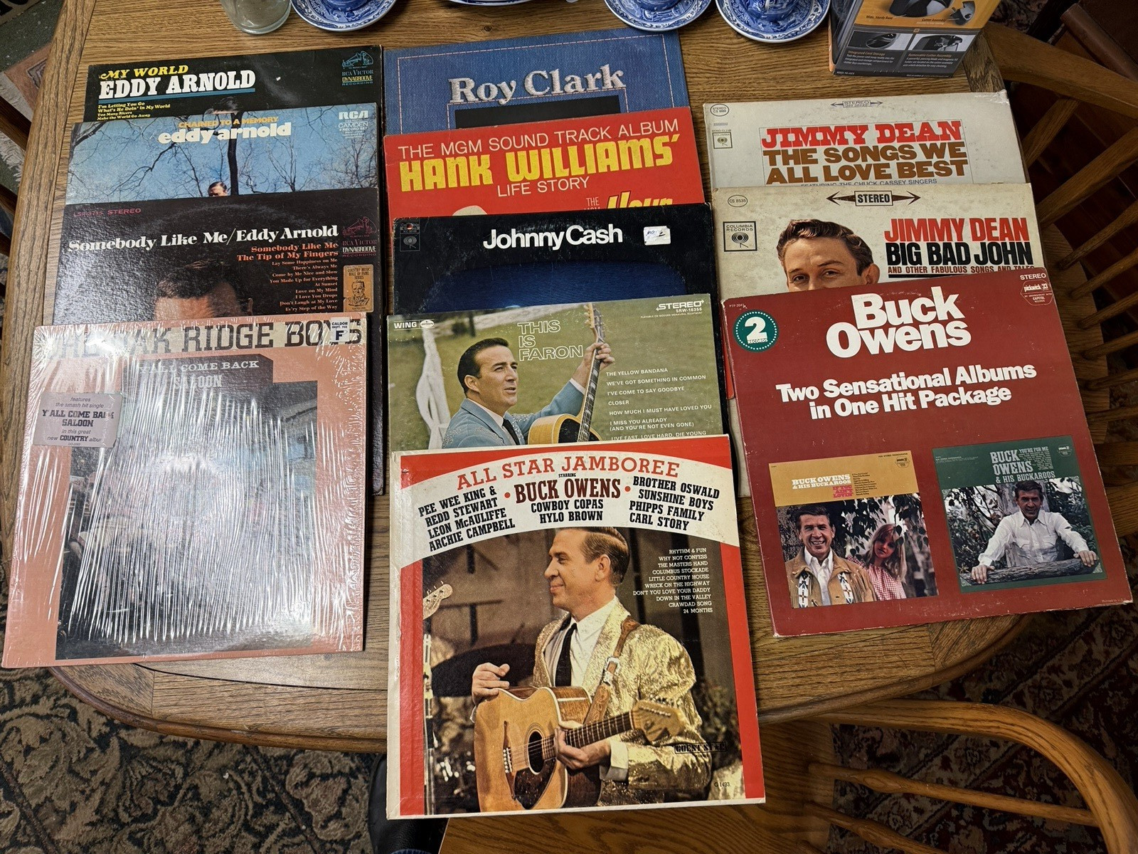 Vintage Country Music Lot Of 12 Vinyl Record Album L.Ps Various Artists