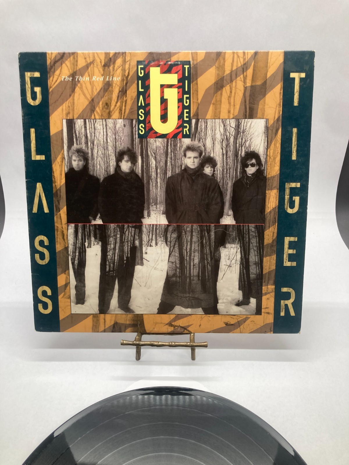 Glass Tiger The Thin Red Line Vintage Vinyl LP 1986 Manhattan Record ST53032