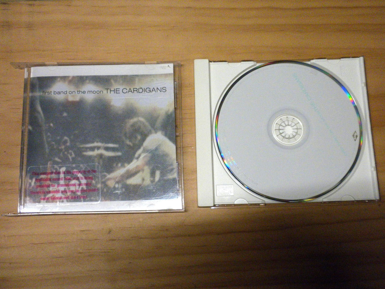 BROKE CASE - COPY INLAY The Cardigans First Band On The Moon 1996 Mfd For BMG CD