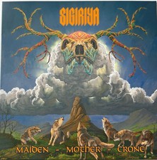 SIGIRIYA - Maiden Mother Crone Splatter VINYL LP 2020 Burning World Exc Cond JF1 picture