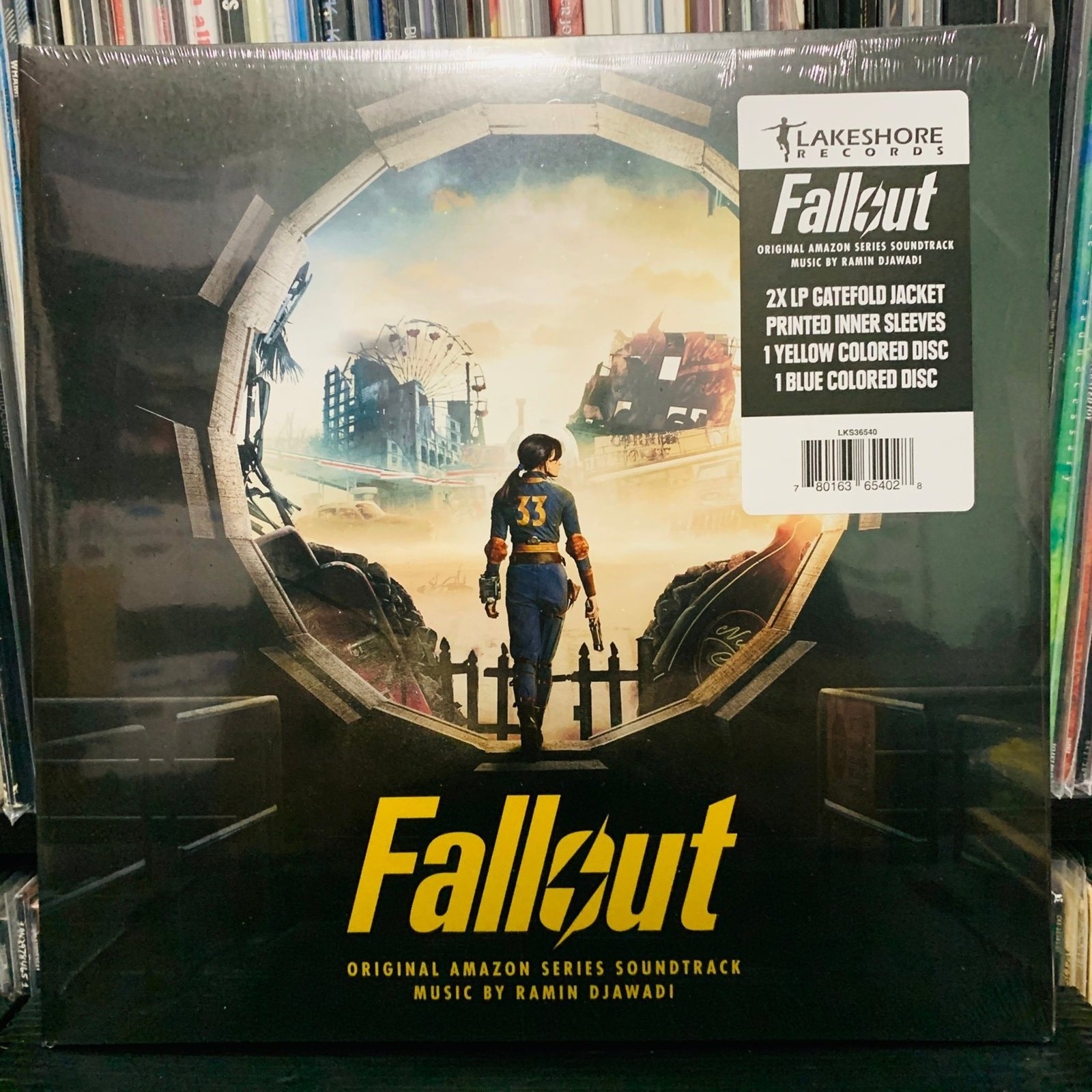 Fallout - Original Amazon Series Soundtrack Yellow/Blue Vinyl LP New Sealed OST