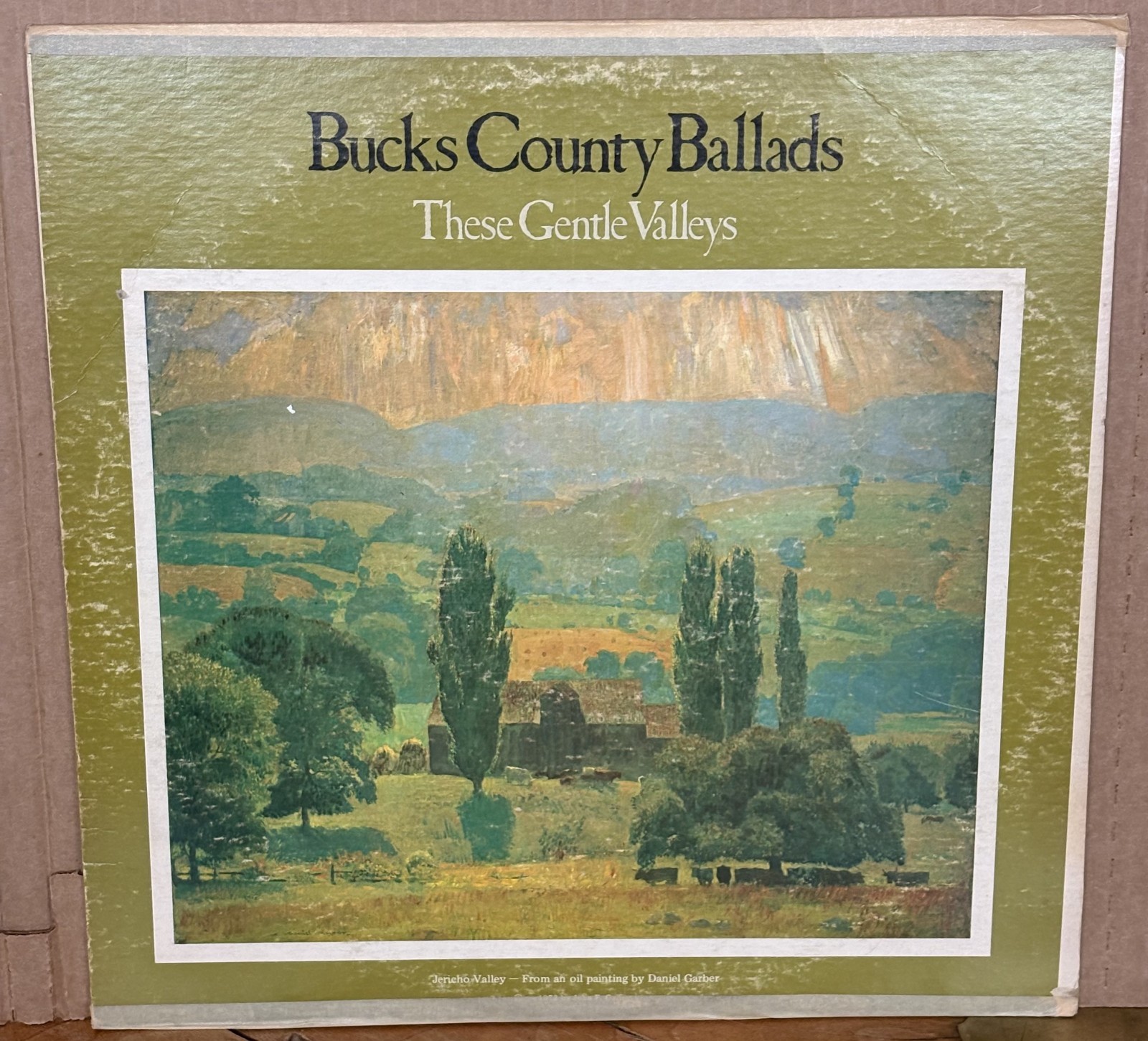 LYNN SIMS – Bucks County Ballads (These Gentle Valleys) LP – 1973 Folk + INSERT