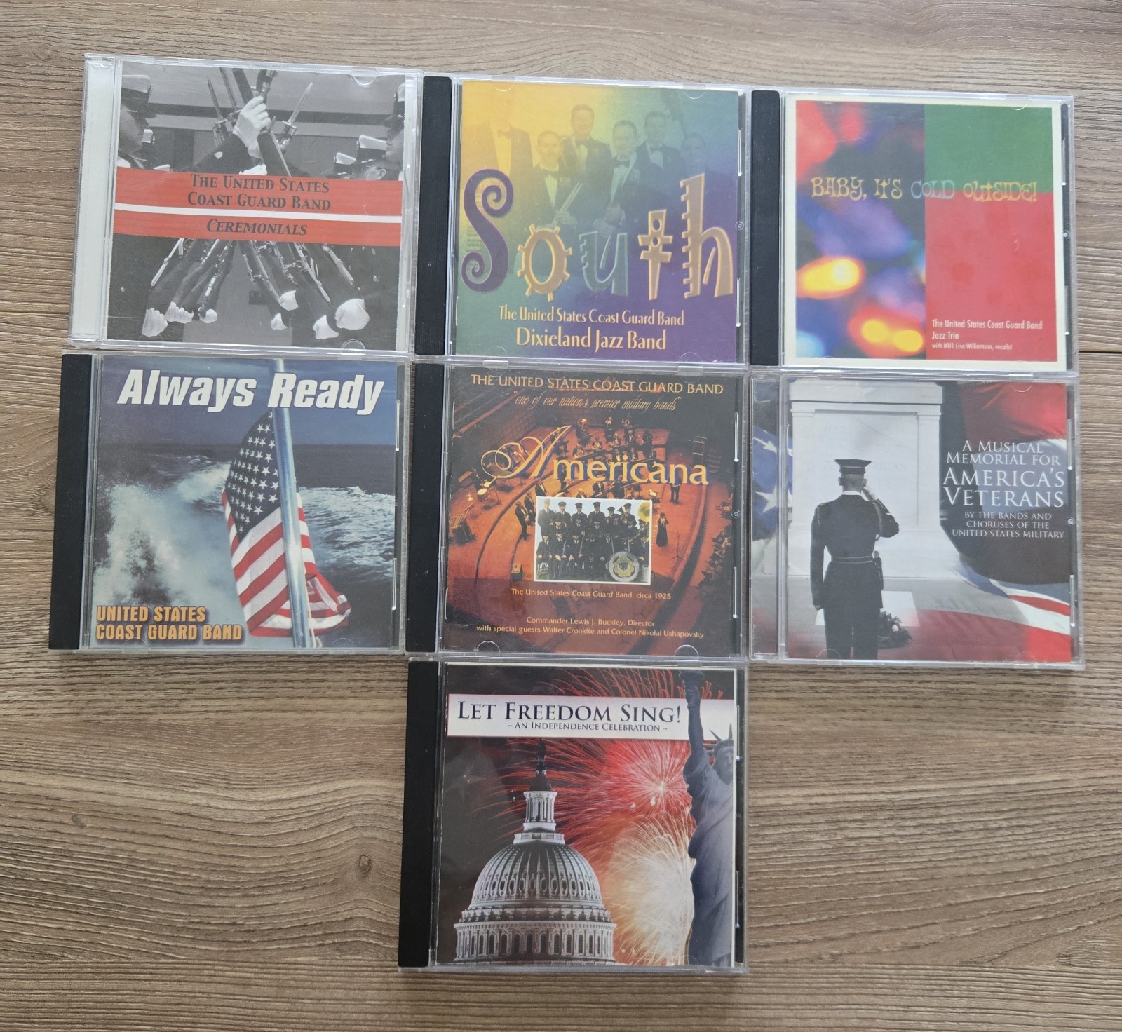 United States Coast Guard Band [Altissimo] 7-CD LOT Ceremonials Jazz Patriotic