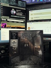Ghost - Skeleta Milky Clear Vinyl LP + Papa V Overlay With Signed Insert picture