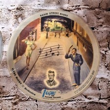 Rare Vtg 1946‎ Vogue Picture Record Clyde McCoy Basin Street Blues & Sugar Blues picture