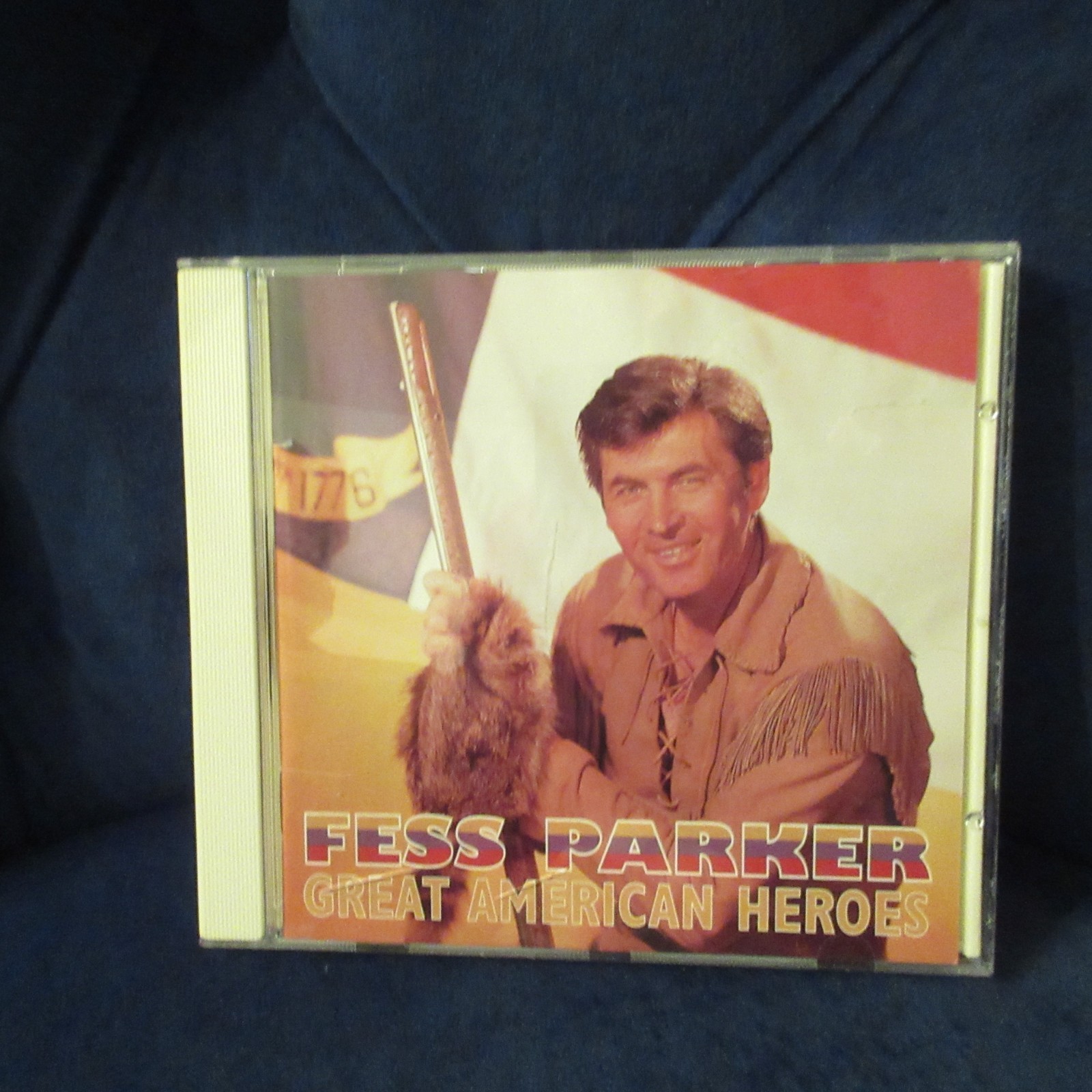 Fess Parker Great American Heroes CD  Very Good