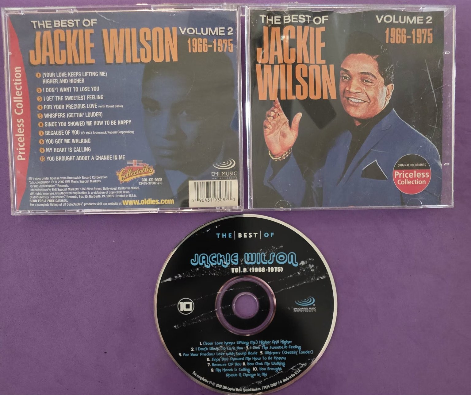 Jackie Wilson - The Best Of Vol. 2 1966-1975 CD 2002 Priceless Collection Soul