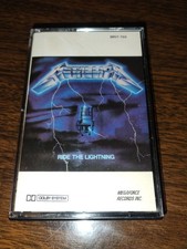 Metallica - Ride The Lightning CASSETTE TAPE 1st US issue Megaforce MRIT-769 picture