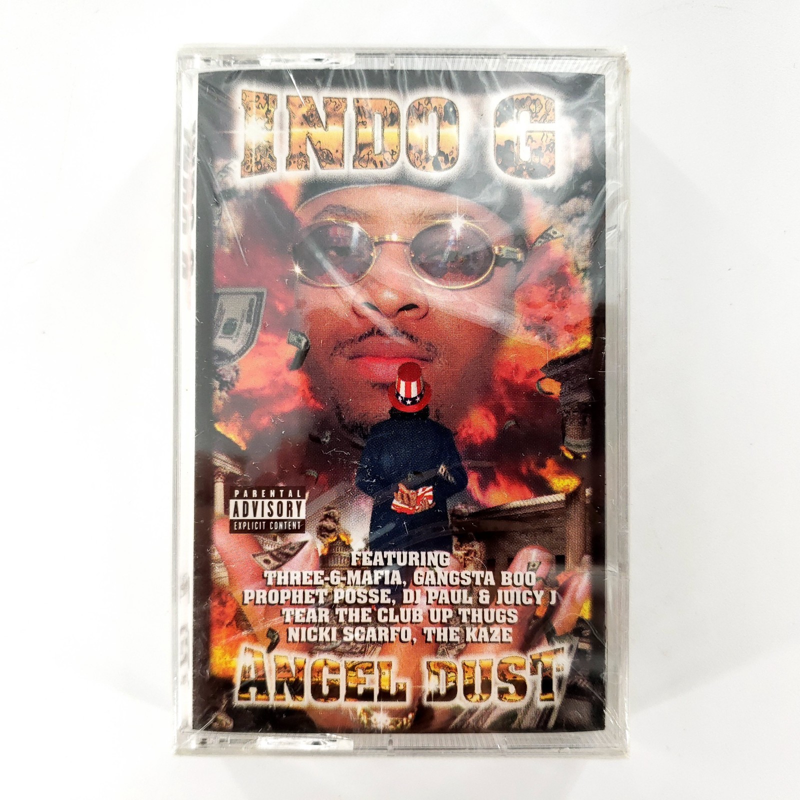 Indo G Angel Dust Cassette 1998 Three-6-Mafia Rap Hip Hop Brand New Sealed