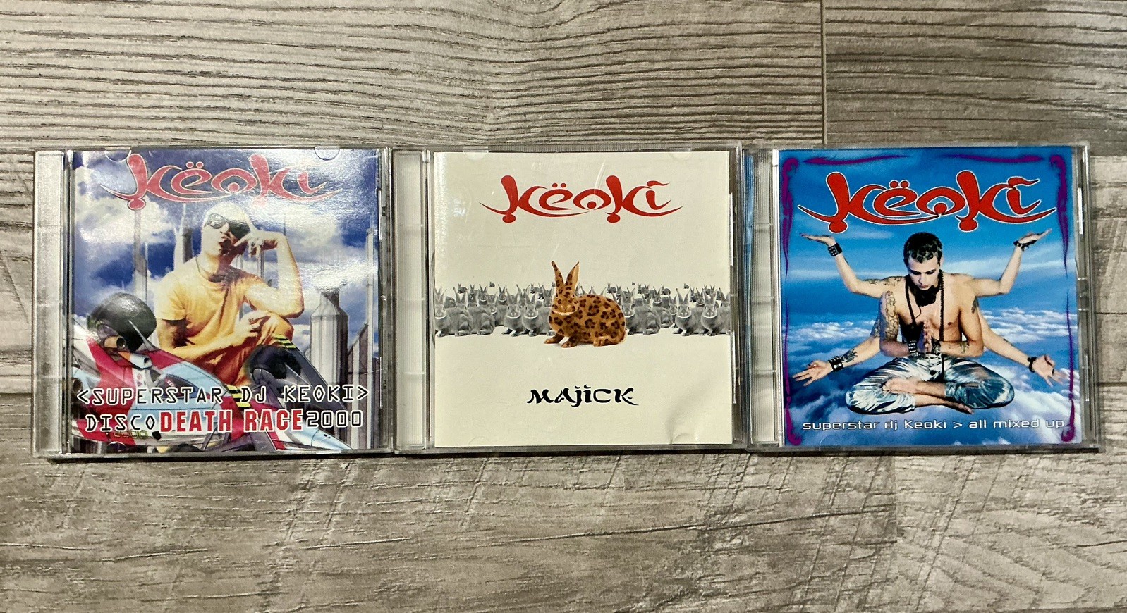 Keoki CD LOT Disco Death Race 2000-All Mixed Up-Majick-@3 CD’s