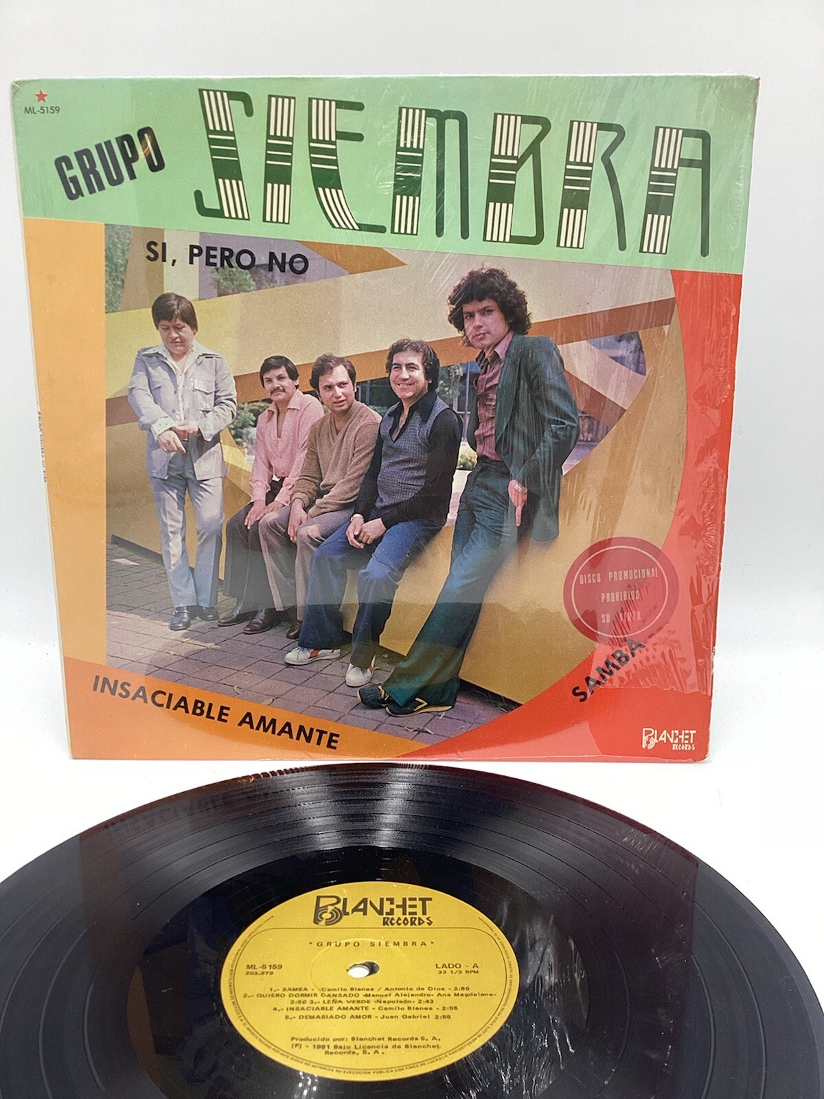GRUPO SIEMBRA self-titled (81’ BLANCHET VINYL LP MEXICO) NM (the rarer version