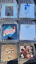 Set of 6 vintage vinyl records all tested VG + bb King James Taylor temptations picture