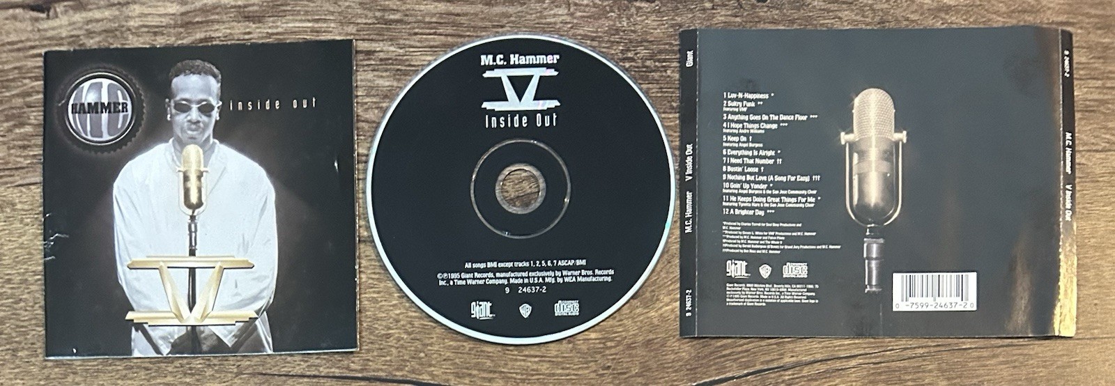 V inside Out by MC Hammer (CD, 1995)