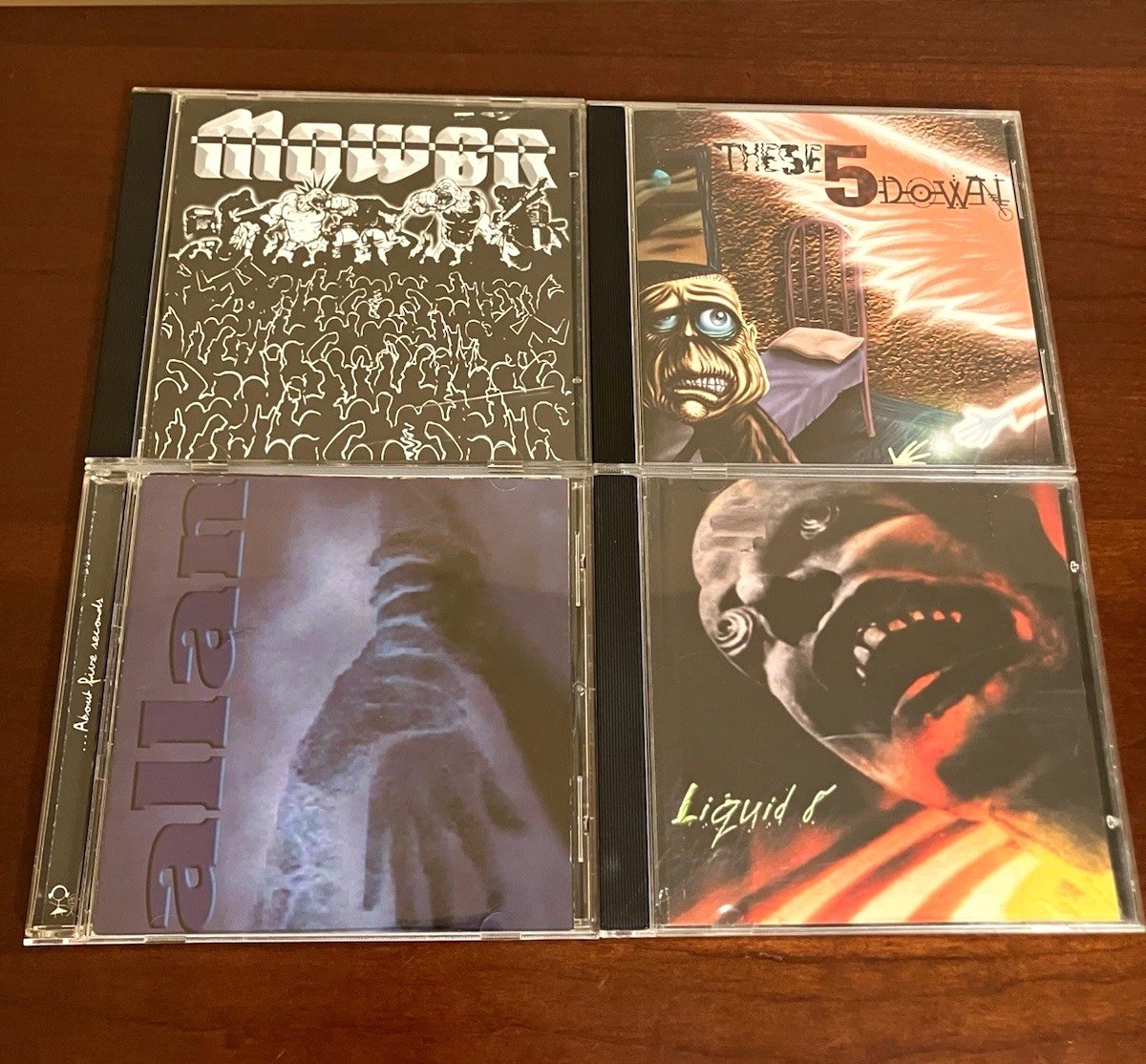Rare Underground Nu Metal CD Lot Allan Mower These 5 Down Liquid 8 Vintage