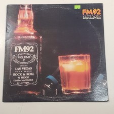 KOMP FM 92 Las Vegas Rock LP • Xcursion Mark Slaughter 1980s Local RARE VG+/VG picture