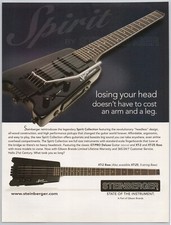 2011 STEINBERGER GT-Pro Electric Guitar XT-2 Bass Guitar magazine ad picture