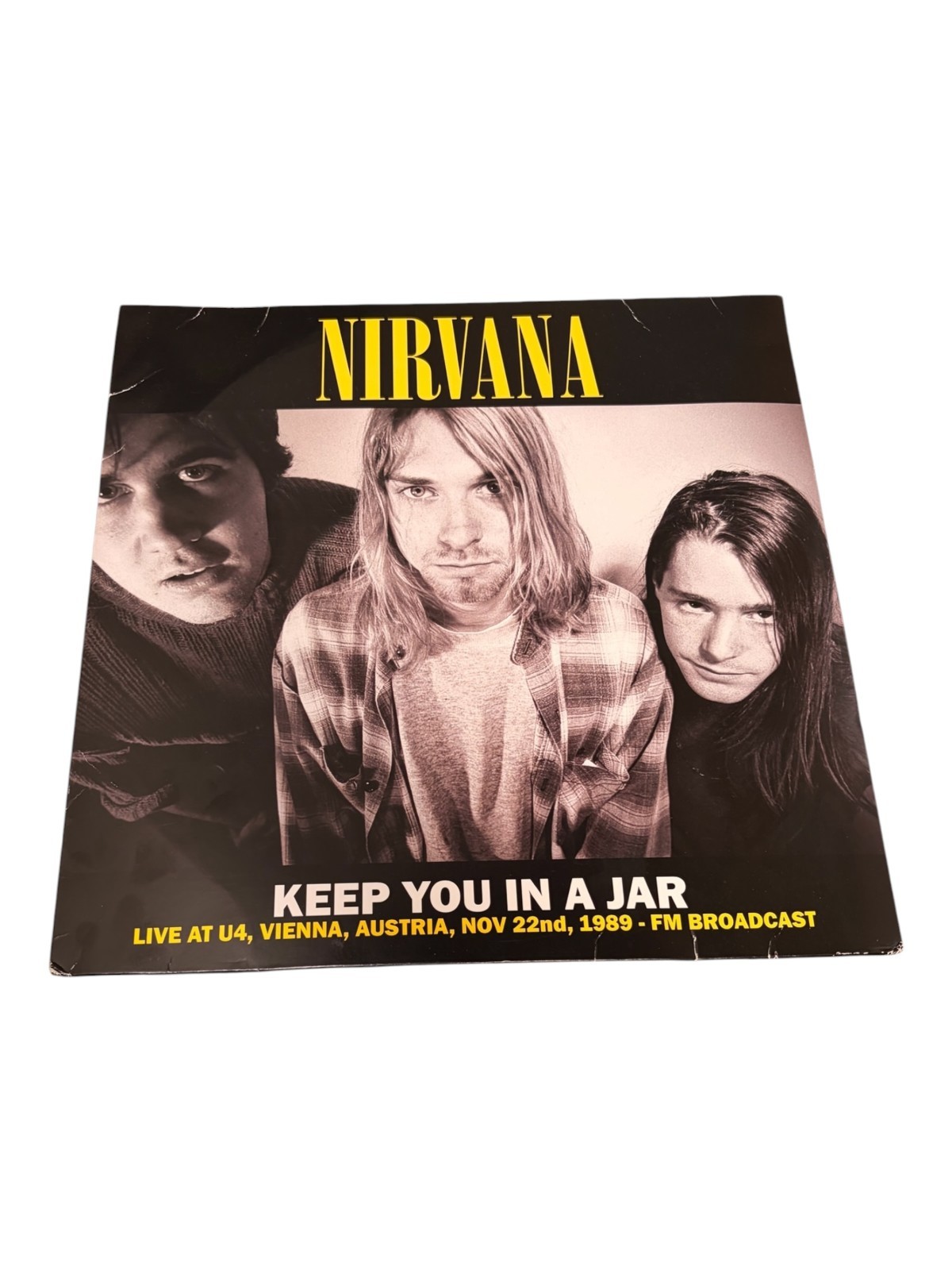 Nirvana - Keep You In A Jar LP Vinyl Live At U4, Vienna, Austria, Nov 22nd 1989