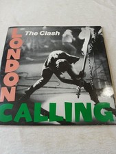 The Clash London Calling White Label Promotional Vinyl Album. Press papers inc. picture