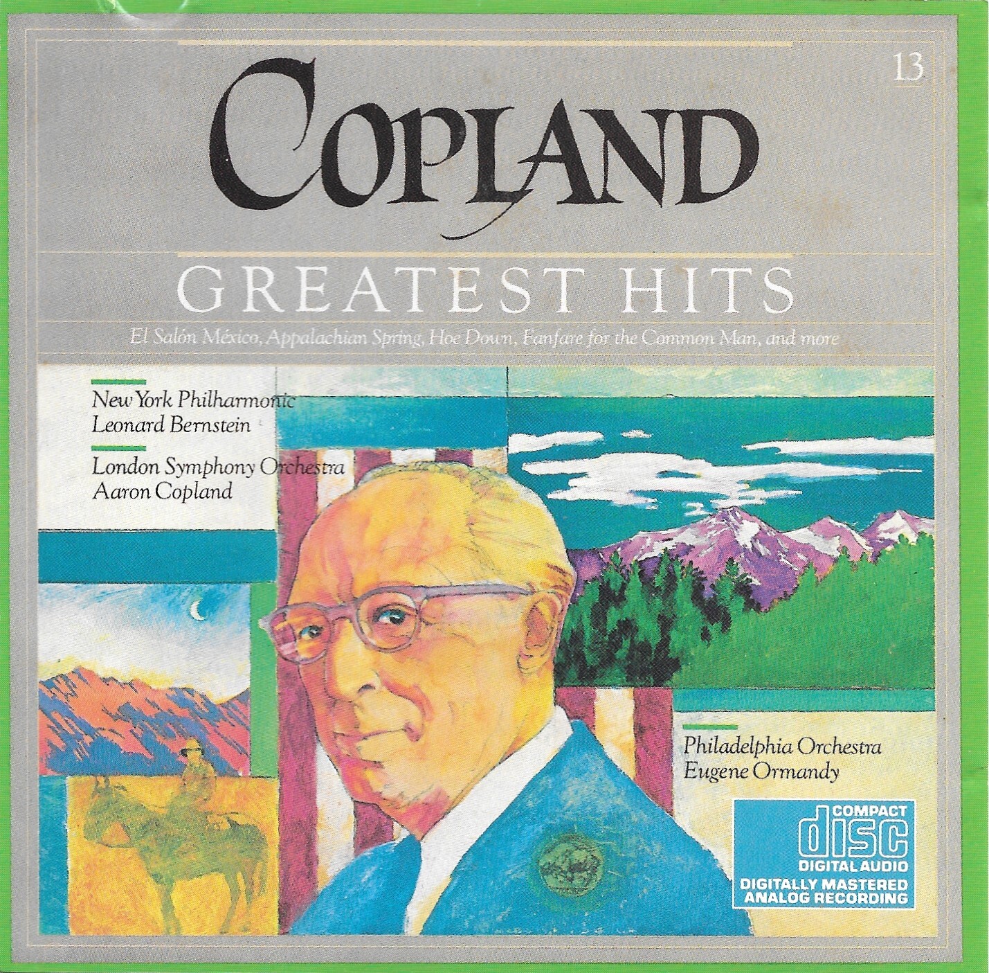 Aaron Copland\'s Greatest Hits - 1984 CBS Records - Music CD
