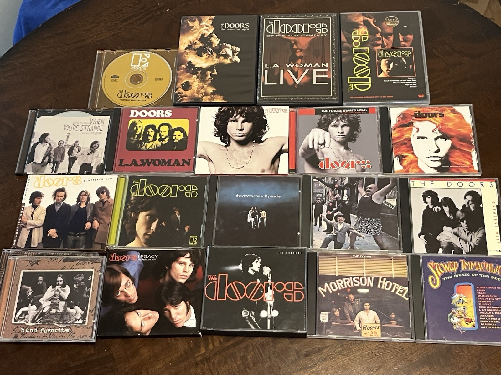 The Doors Cd / DVD Lot (18) Strange Days LA Woman Morrison Hotel Greatest Hits