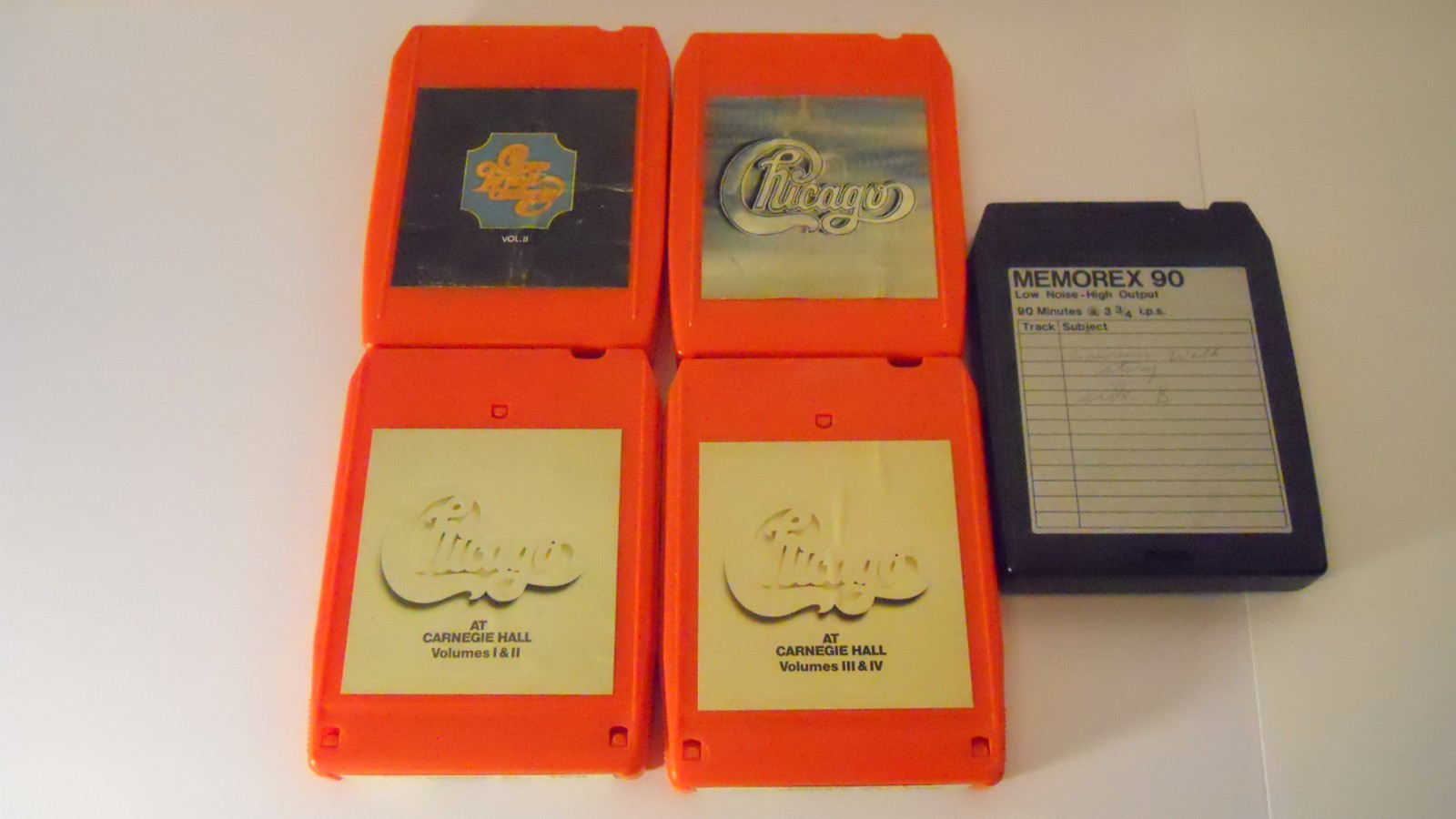 Chicago 8 Track Tape Lot of 4    Vintage 1970s tested  # tr