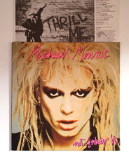 MICHAEL MONROE - NOT FAKIN' IT LP + INNER ORIGINAL EURO VERTIGO HANOI ROCKS picture