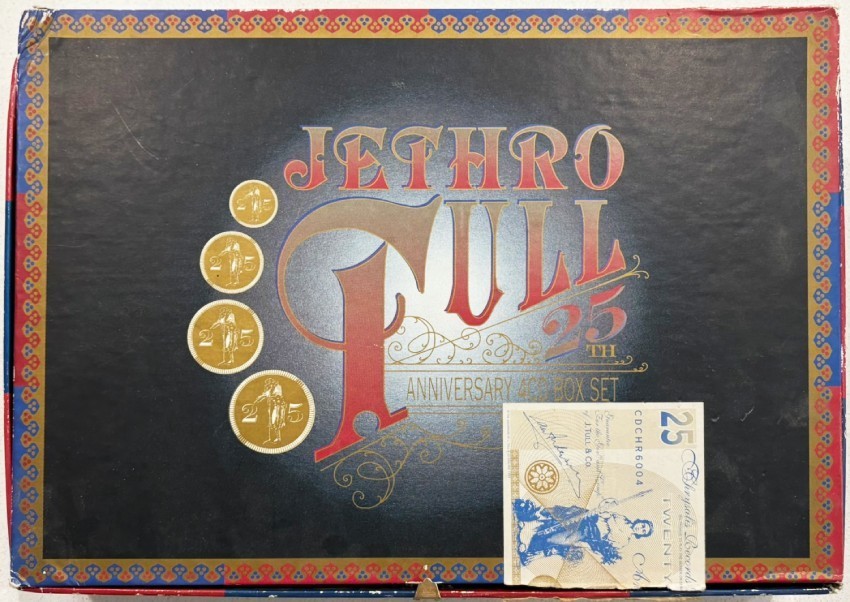 Jethro Tull - 25th Anniversary Cigar Box Set w/ 4 Discs + Booklet * Rare OOP *