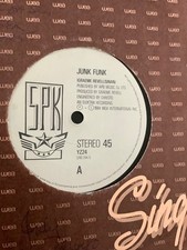 SPK.  JUNK FUNK.    7” vinyl.   1984. Elektra picture