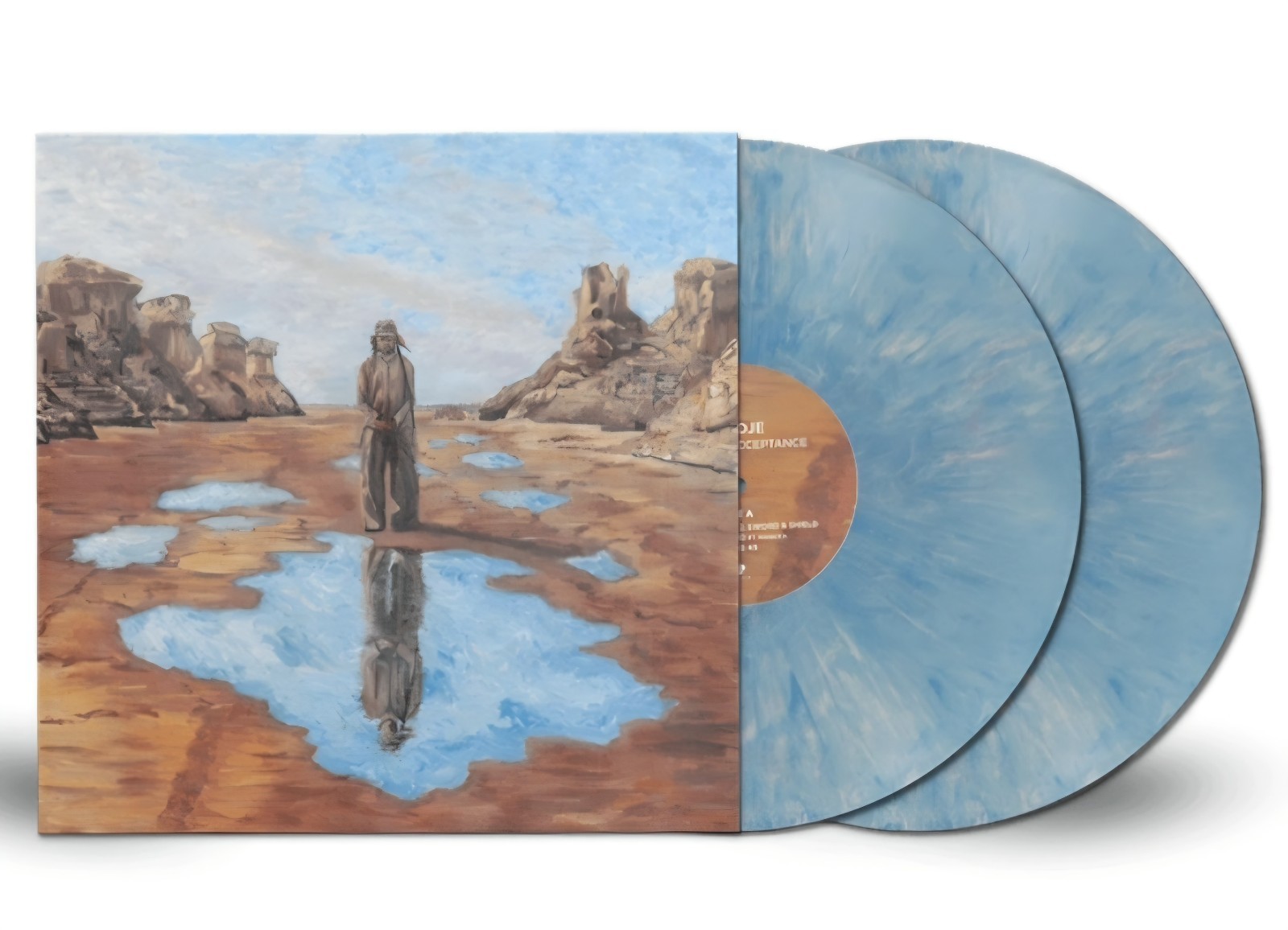 Protoje The Art of Acceptance LP Blue Marble Colored Vinyl Reggae Baco Records