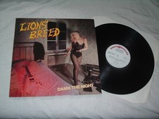 LION'S BREED Damn The Night '85 ORIGINAL GERMAN IMPORT 1st press NMint picture