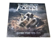 ACCEPT - TEUTONIC TITANS 1976-2026 - BRAND NEW, SEALED 2026 METAL CD 🤘🤘 picture