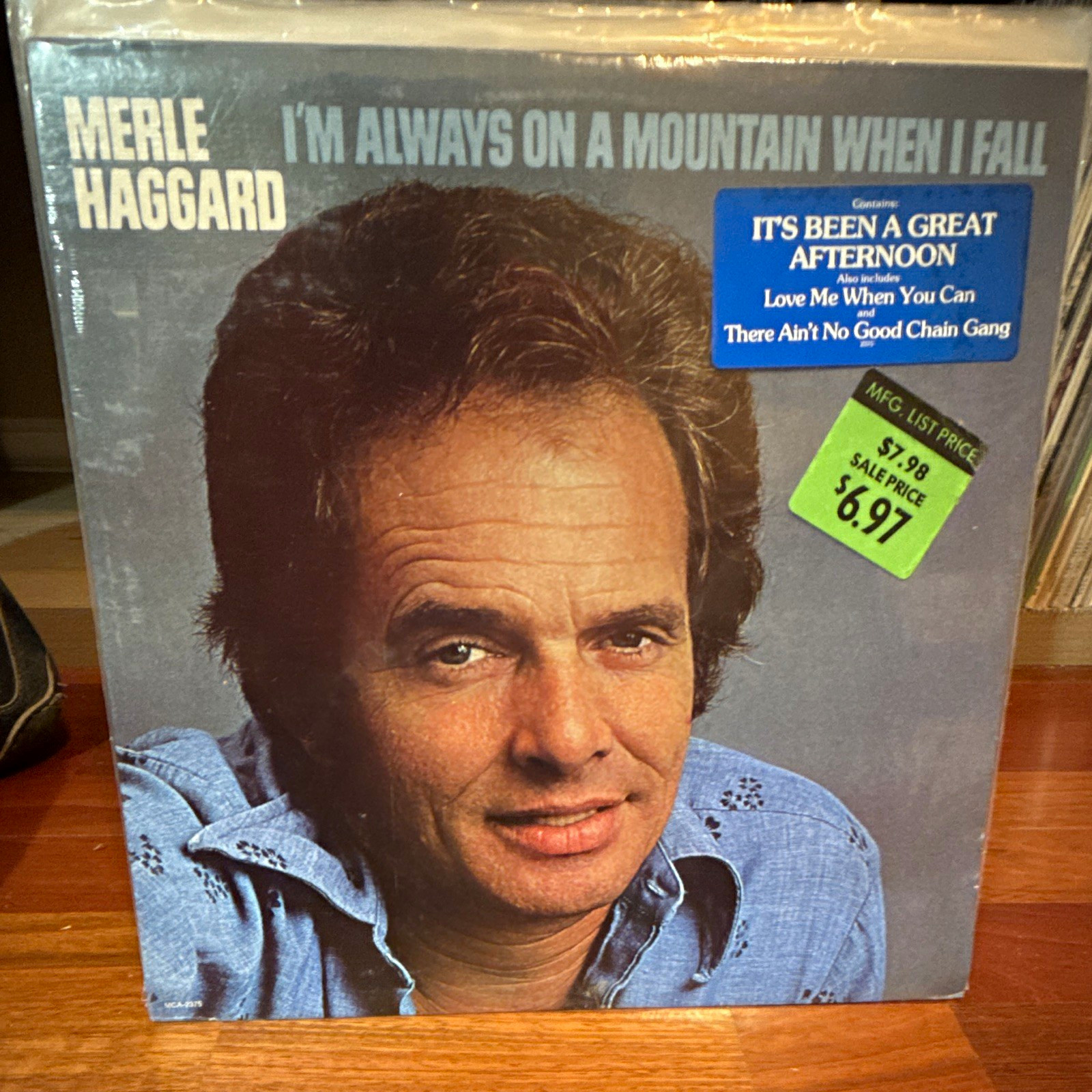 Merle Haggard - I'm Always On A Mountain When I Fall 1978 OG PRESS SEALED MINT