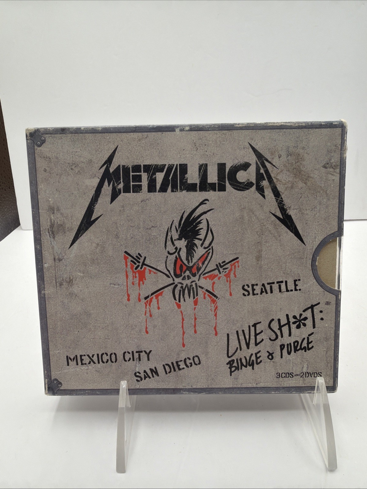 Live Shit: Binge & Purge [Box] by Metallica (CD, Nov-2002, 3 Discs, Elektra