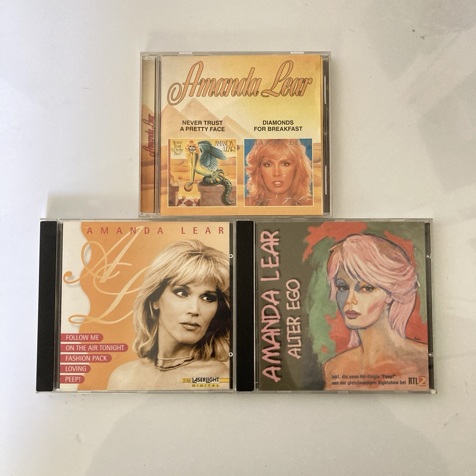 Amanda Lear / Alter Ego / Never Trust a Pretty Fac/ Diamonds For Breakfast /3CDs